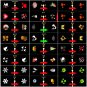 Christmas LED Motion Projector Light Birthday Holiday Party w/ RF Remote Control