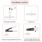 1pc Metal Pop Rivet Gun 4 Different Size Rivets Manual Hand Riveter Tool Repair
