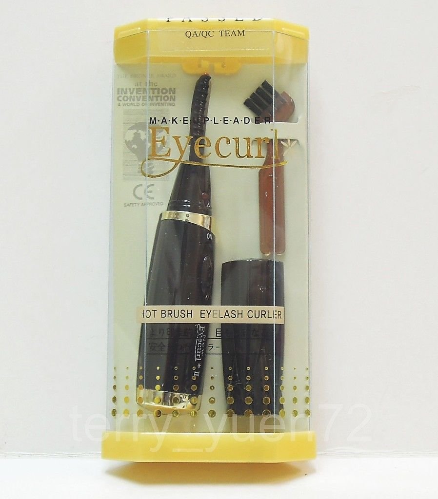 Korea Electric Heated Eyelash Curler Extension Eyecurl II Hot Brush BLACK