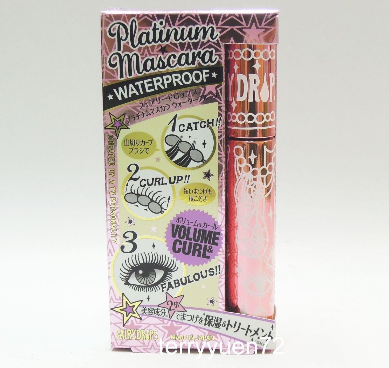 Fairy Drops T2 Platinum Volume & Curl Mascara Japan