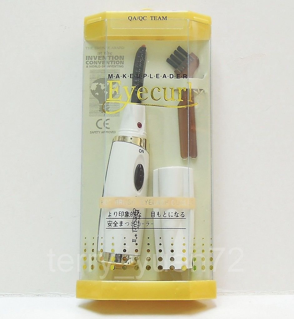 Electric Heated Eyelash Curler Extension Eyecurl II Hot Brush WHITE