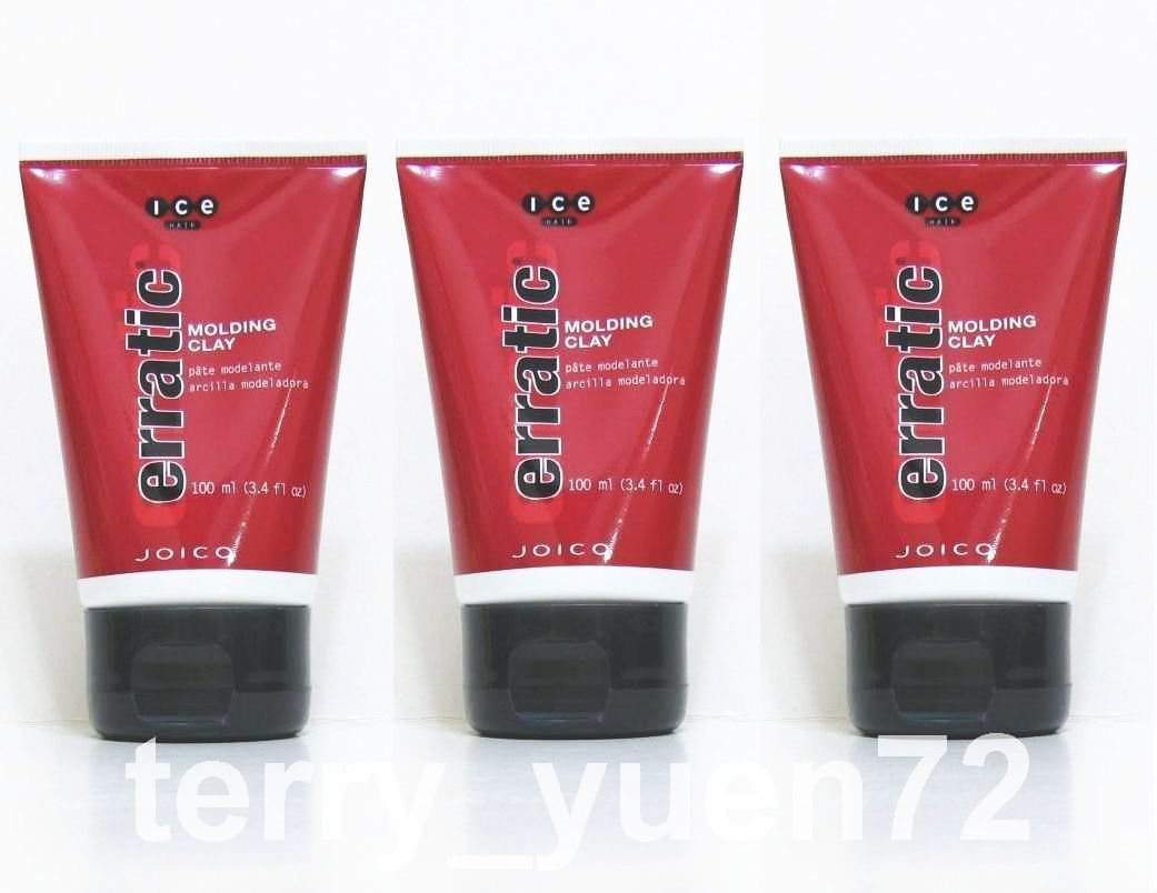 Joico Ice Erratic Hair Molding Clay hair 100ml x 3pcs