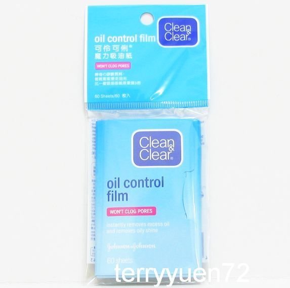 Clean & and Clear Oil Control Film Blotting Paper 60 sheets