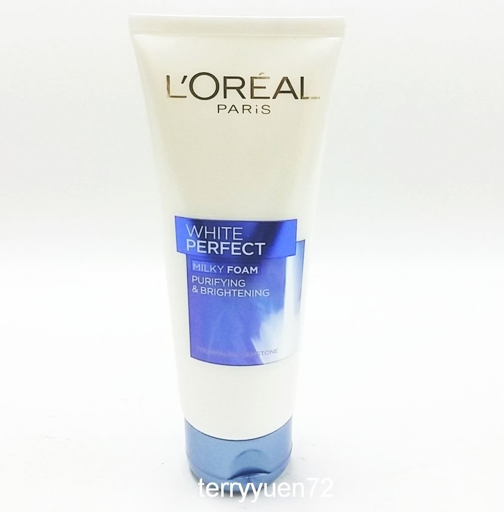 Loreal White Perfect Brightening Milky Cleansing Foam Cleanser Face Wash 100ml