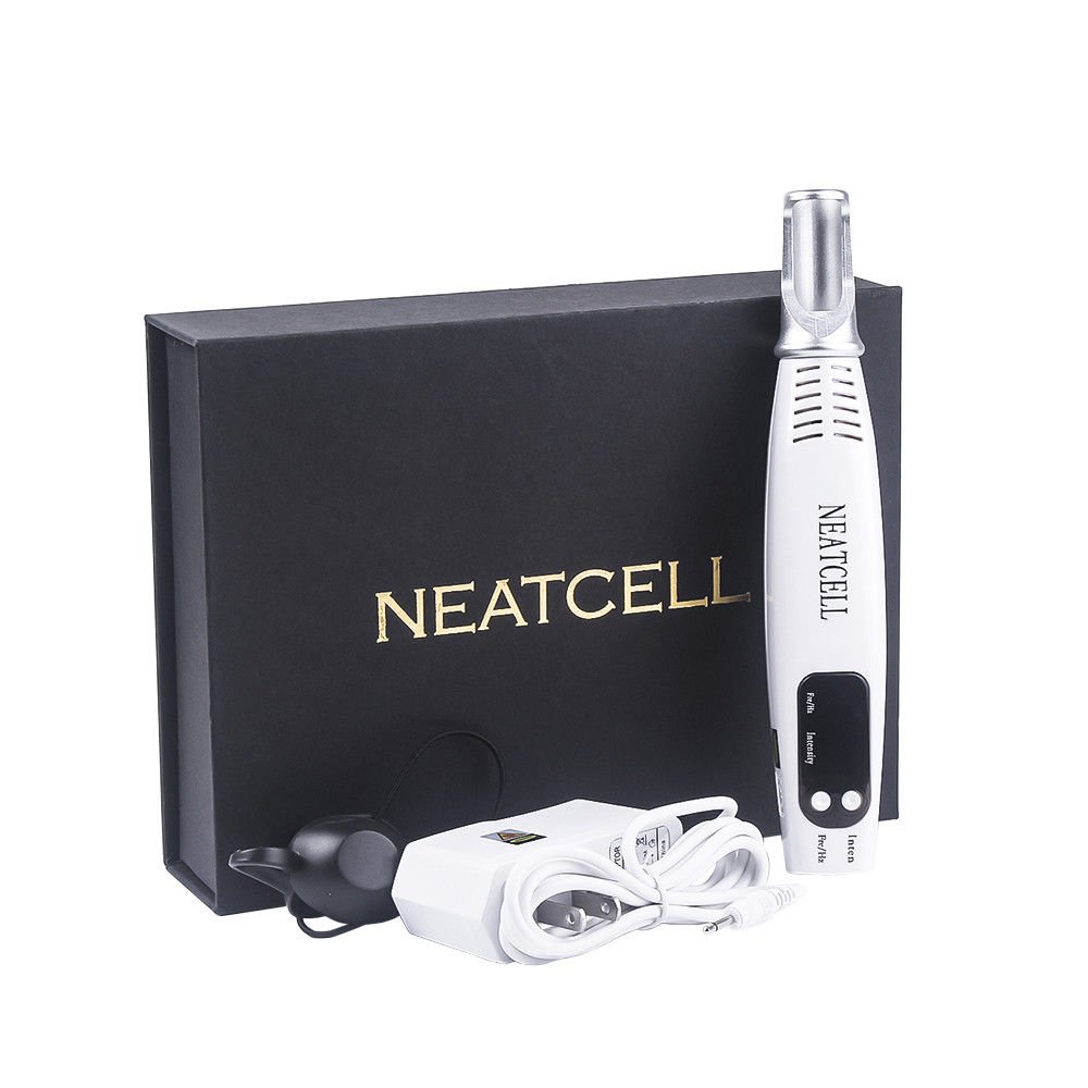 ORIGINAL! NEATCELL Laser Spider Veins Acne Mole Warts Freckles Remover-FULL KIT