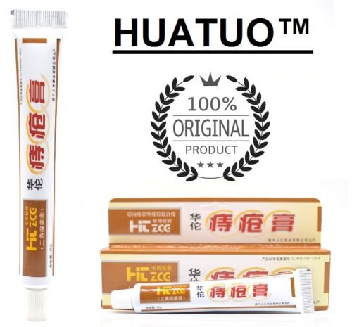 Huatuo Chinese Herbal Hemorrhoids Cream Cortex 25g Anal Fissure Treatment 7601