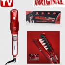 ORIGINAL! Kemei, Nano Silver Steam Hair Straightener Red (FULL KIT)- Free Ship