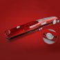ORIGINAL! Kemei, Nano Silver Steam Hair Straightener Red (FULL KIT)- Free Ship