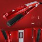 ORIGINAL! Kemei, Nano Silver Steam Hair Straightener Red (FULL KIT)- Free Ship