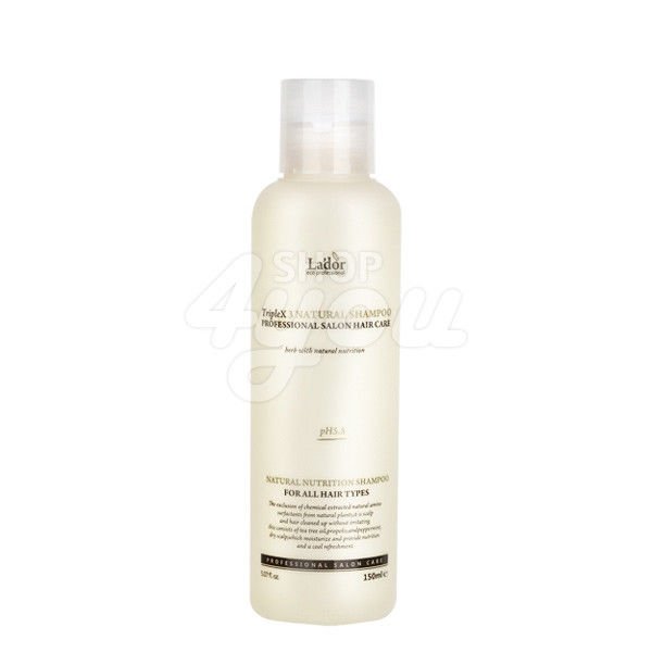 Lador TripleX 3 Natural Shampoo 150ml +Free Sample