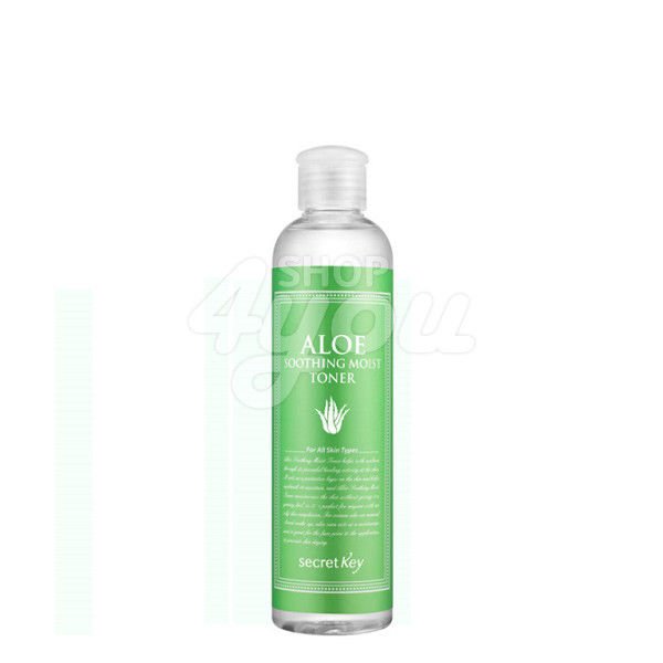 Secret Key Aloe Soothing Moist Toner 248ml +Free Sample
