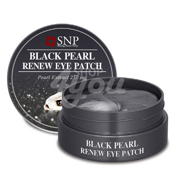 SNP Black Pearl Renew Eye Patch 1.4g X 60 Pcs +Free Sample