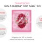 Koelf Ruby & Bulgarian Rose Hydro Gel Mask Pack 30g 5 Sheets +Free Sample