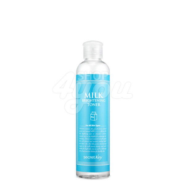 Secret Key Milk Brightening Toner 248ml +Free Sample