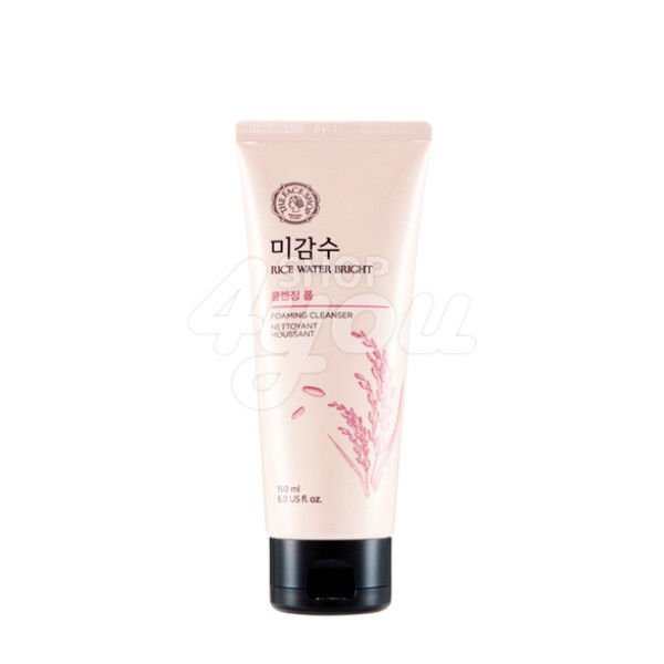 The Face Shop Rice Water Bright Cleansing Foam 150ml +Free Sample