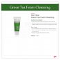 3W Clinic Green Tea Foam Cleansing 100ml +Free Sample