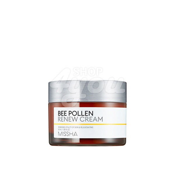 Missha Bee Pollen Renew Cream 50ml +Free Sample