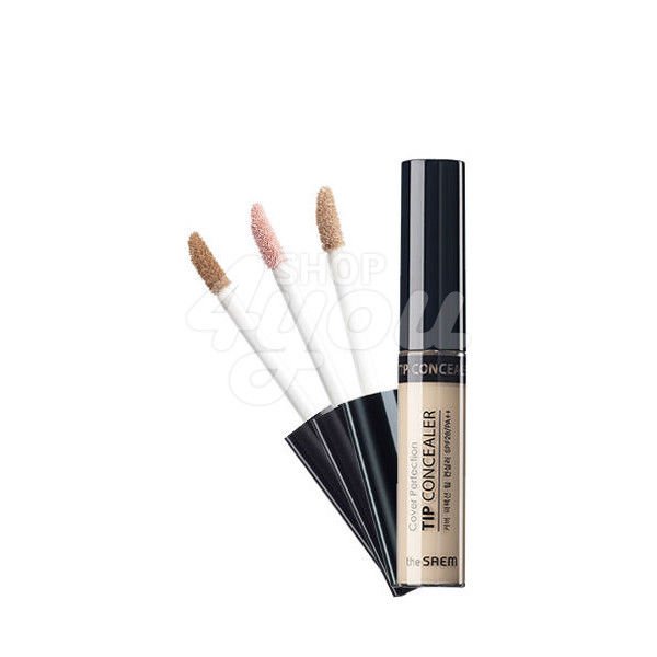 theSAEM Cover Perfection Tip Concealer 6.5g 8 Kind +Free Sample