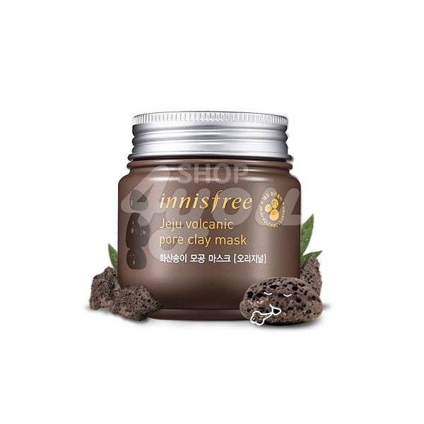 Innisfree Jeju Volcanic Pore Clay Mask Original 100ml +Free Sample