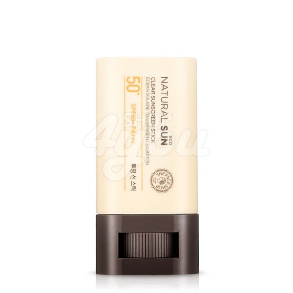 The Face Shop Natural Sun Eco Clear Sunscreen Stick 20g SPF50+ PA+++