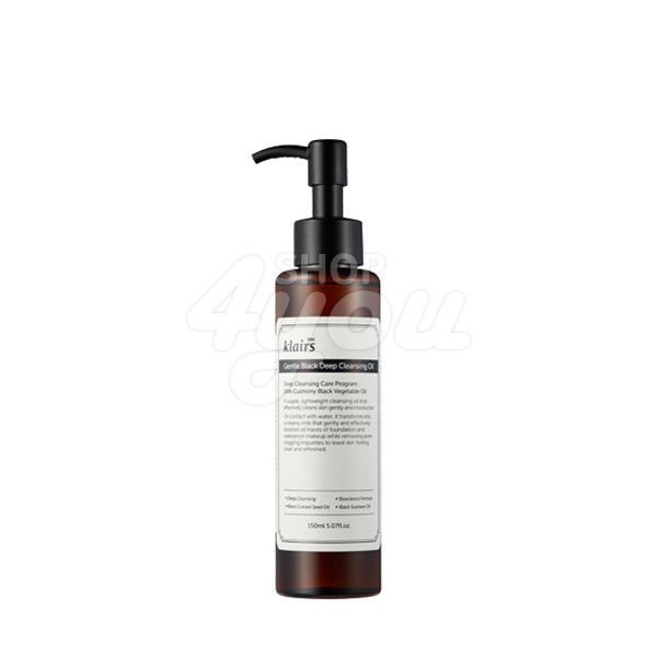 Klairs Gentle Black Deep Cleansing Oil 150ml +Free Sample