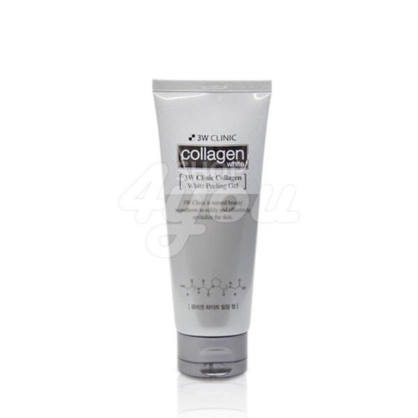 3W Clinic Collagen White Peeling Gel 180ml +Free Sample