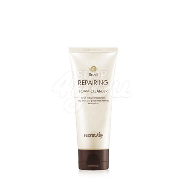 Secret Key Snail Repairing Foam Cleanser 100ml +Free Sample