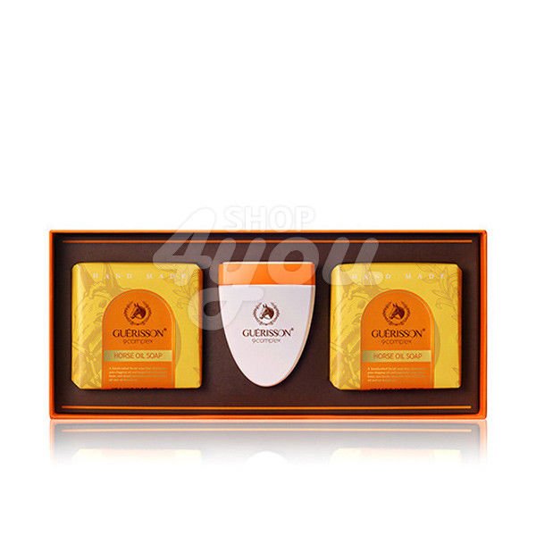 Claire's Korea Guerisson 9 Complex Horse Oil Soap 1Pack +Free Sample