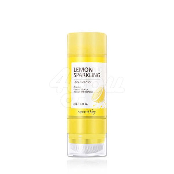 Secret Key Lemon Sparkling Stick Cleanser 38g +Free Sample