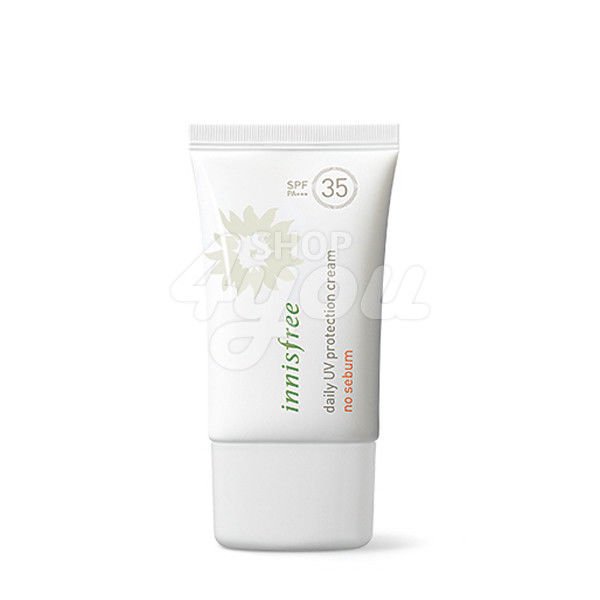 Innisfree Daily UV Protection Cream No Sebum SPF35 PA+++ 50ml +Free Sample