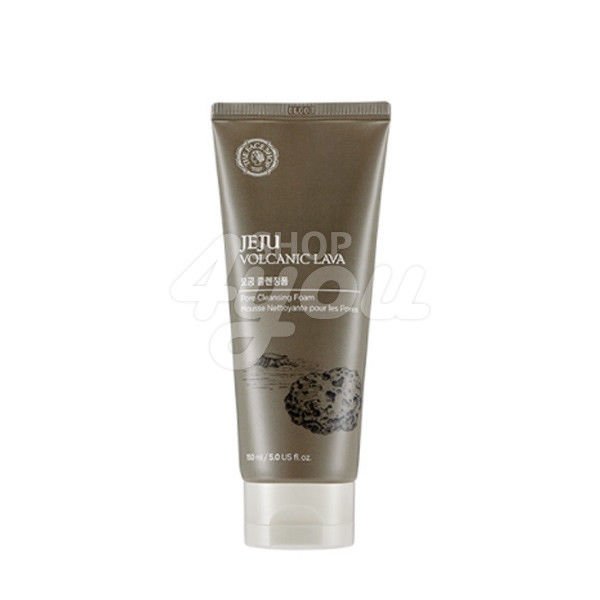 The Face Shop Jeju Volcanic Lava Pore Cleansing Foam 150ml +Free Sample