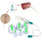 6Cups Medical Chinese Vacuum Cupping Body Massage Therapy Healthy Suction Relax