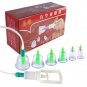 6Cups Medical Chinese Vacuum Cupping Body Massage Therapy Healthy Suction Relax