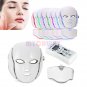 7 Colors PDT Light LED Photon Neck Face Skin Rejuvenation Wrinkle Removal Masks