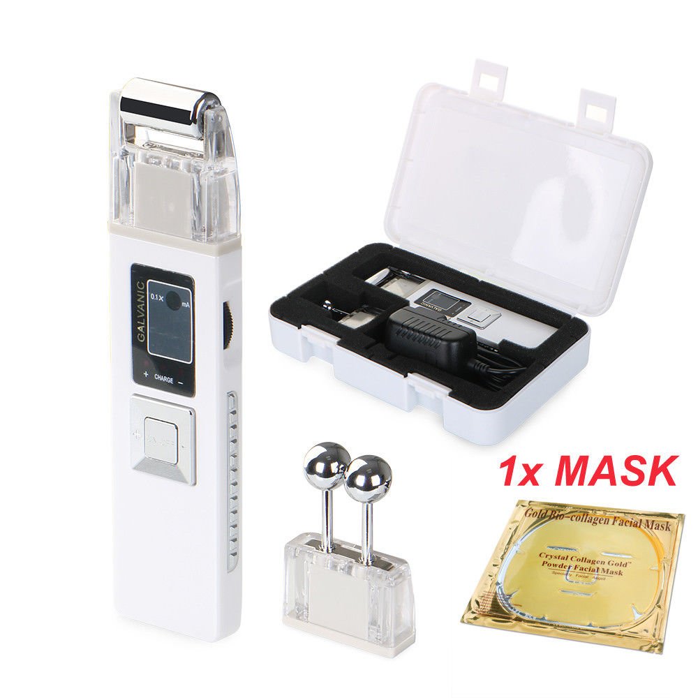Bio Wave Galvanic Microcurrent Facial Toning Skin LIft Machine Bio-collagen Mask