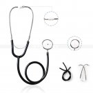 Professional Cardiology Stethoscope Black, Pink, Blue, Gray, Red 32 inch Length