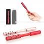 Germanium Face Roller Massager Beauty Wand Derma Facial Skin Care Tool RED PINK