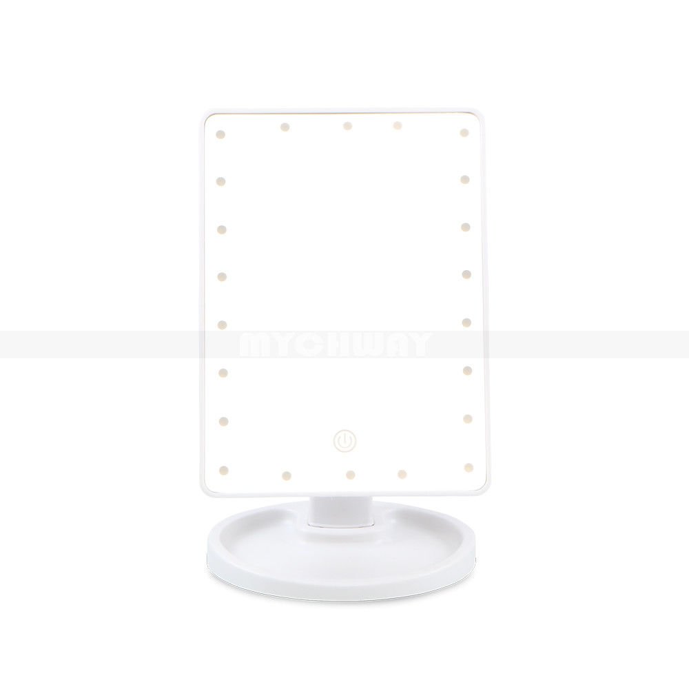 NEW 22 LED Makeup Touch Screen Cosmetic Mirror Light Up 360 Degree Adjustable