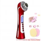 Handheld Facial Ultrasonic Massage LED Photon Facial Skin Rejuvenation Massager