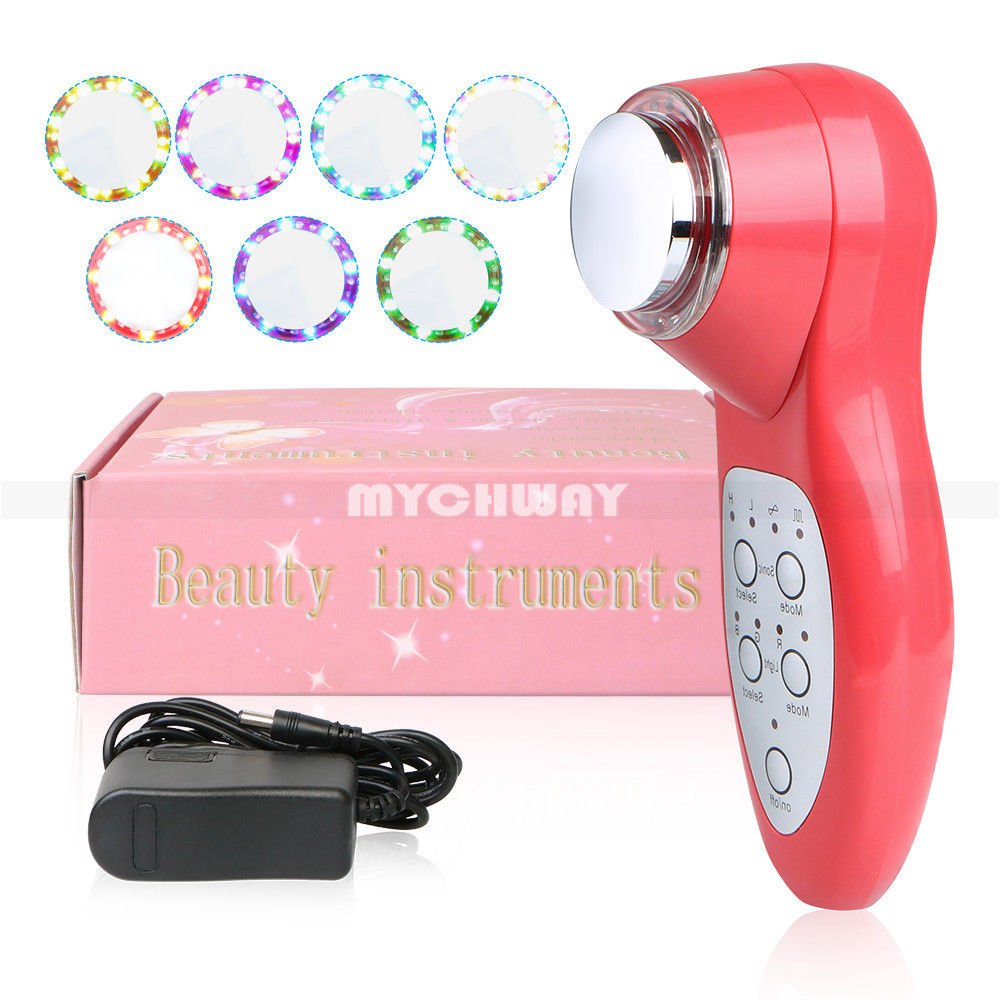 7 Pulse Colorful Kinetic Energy PhotonTherapy Infrared Light Facial LIft Anti-ag