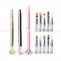 Nail Art Brush Heads Replacement Salon 3D DIY Manicure Drawing Pen Tools 10pcs/S