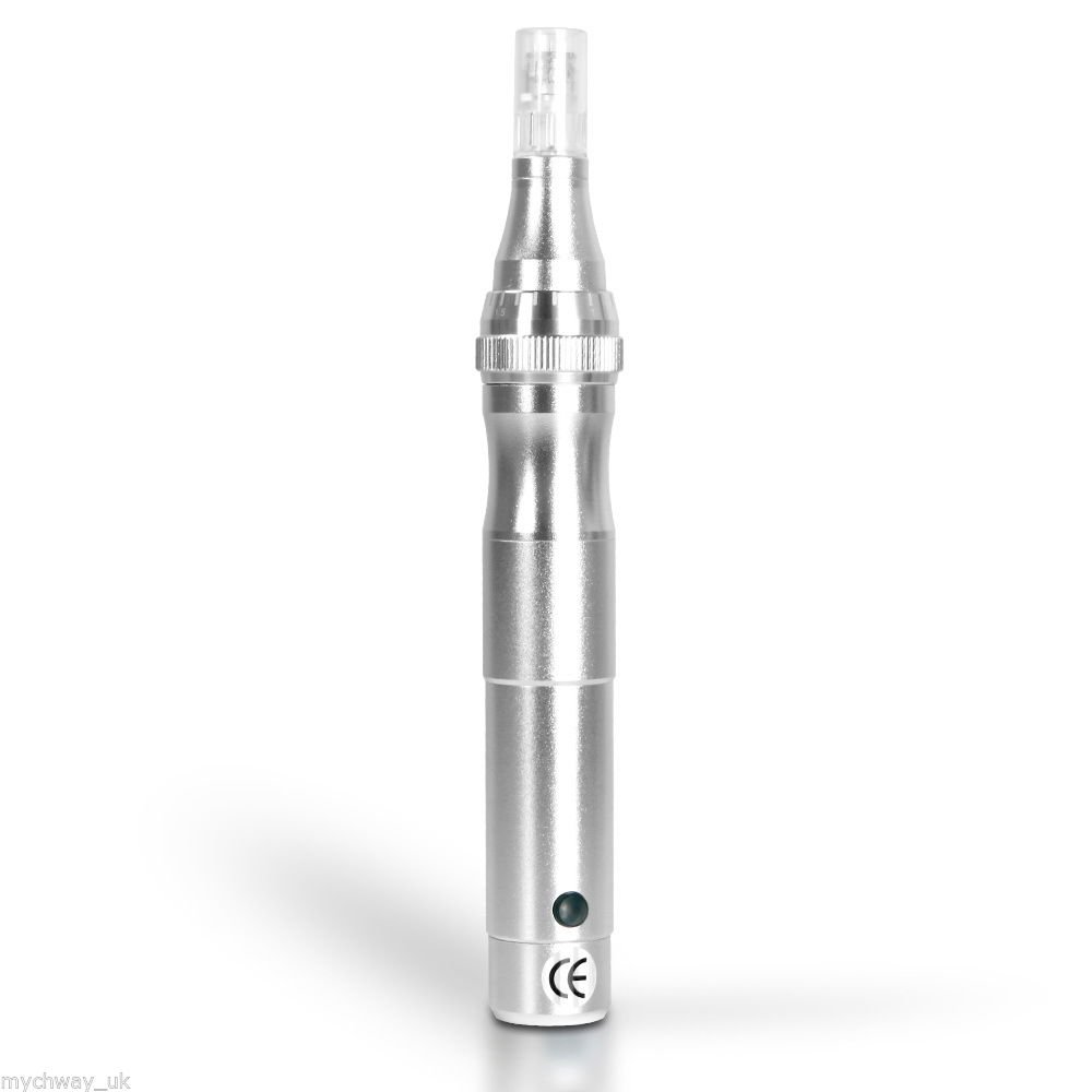 Electric Derma Pen Stamp Auto Micro Needle Roller Anti Aging Skin Therapy Device