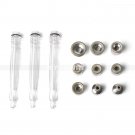 Diamond Microdermabrasion 9 Tips + 3 Wands for Skin Peeling Vacuum Salon Machine