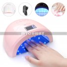48W LED UV Nail Lamp Gel Polish Dryer Fingernail Toenail Manicure Art Curing Kit