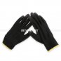 Black Nylon PU Safety Work Gloves Builders Grip Palms Coating Gloves 1/3 Pairs