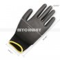Black Nylon PU Safety Work Gloves Builders Grip Palms Coating Gloves 1/3 Pairs