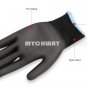 Black Nylon PU Safety Work Gloves Builders Grip Palms Coating Gloves 1/3 Pairs