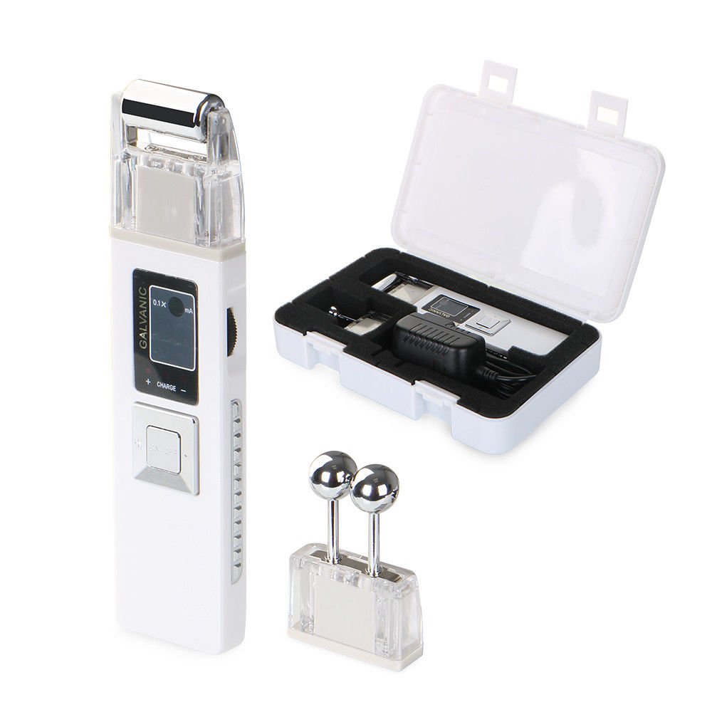 Portable Wireless Galvanic Current Roller Facial Skin Care Spa Beauty Equipment