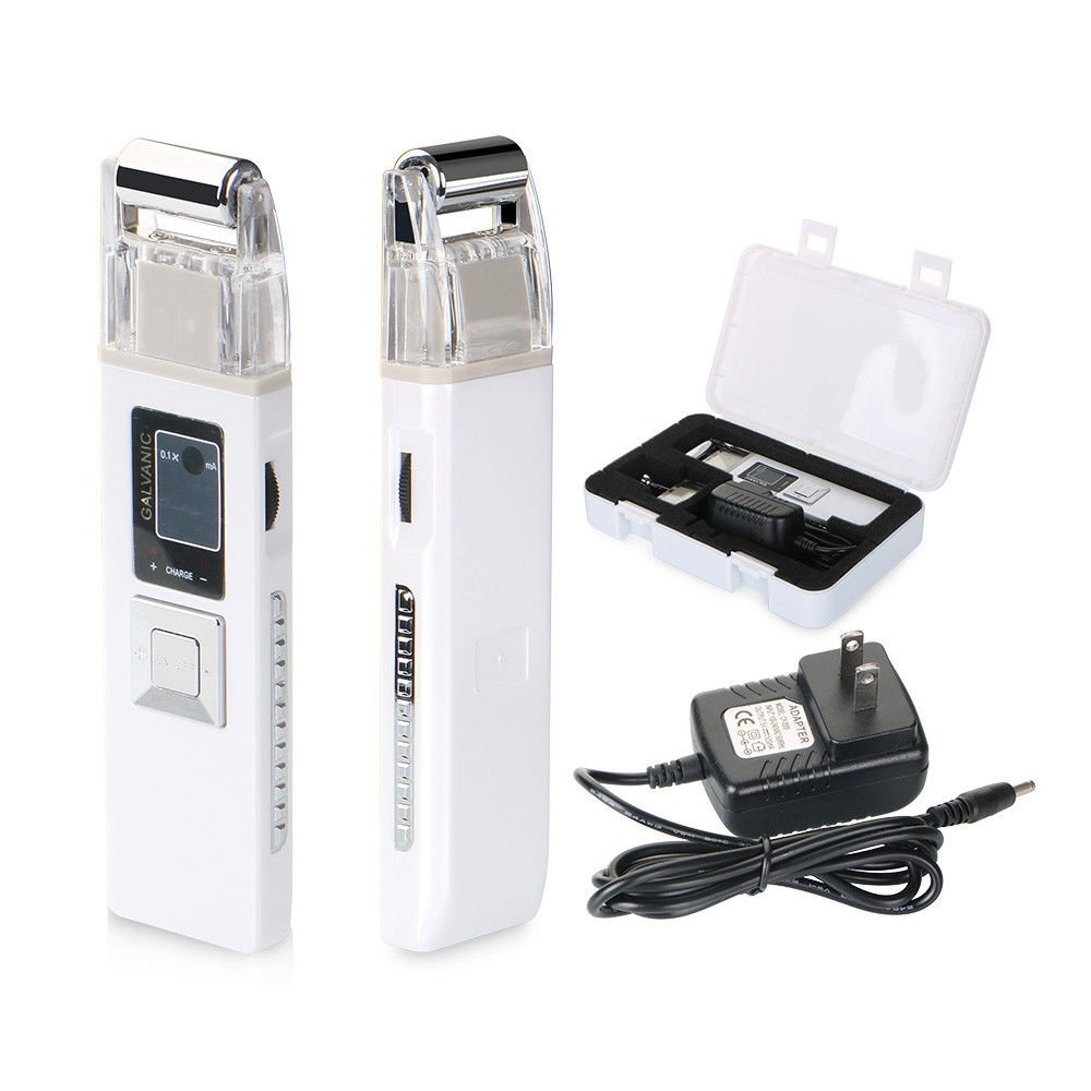 Portable Wireless Galvanic Roller Beauty Facial Skin Care Spa Salon