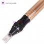 Electric Auto Microneedle Derma Stamp Anti Age Scar Acne Wrinkle Roller Pen Gold